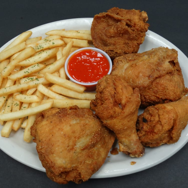 Fried Chicken and Fries.