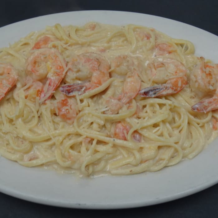 Garlic Shrimp Linguini.
