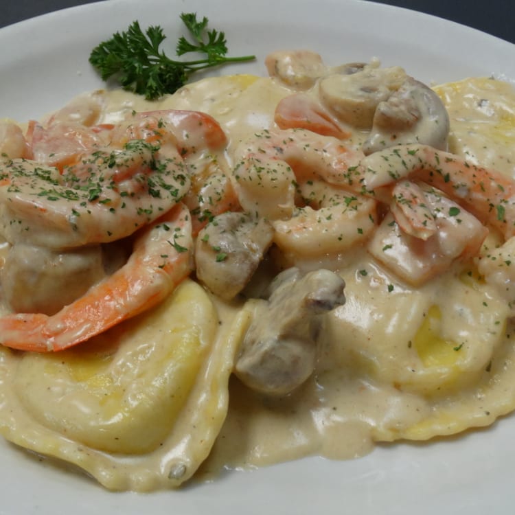 Raviolis with Shrimp.