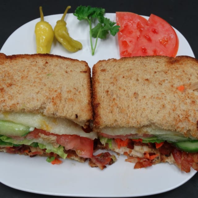 Chicken Bacon Avocado Sandwich.