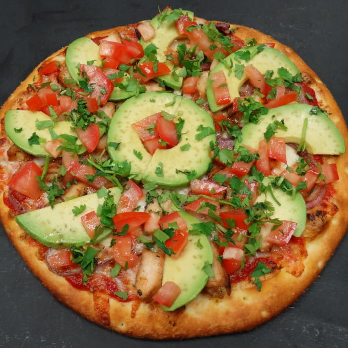 Santa Fe Chicken Pizza.