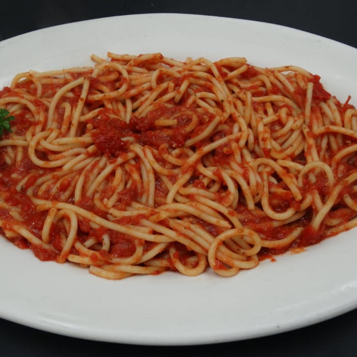 Spaghetti with Marinara.