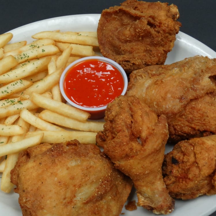 Fried Chicken and Fries.